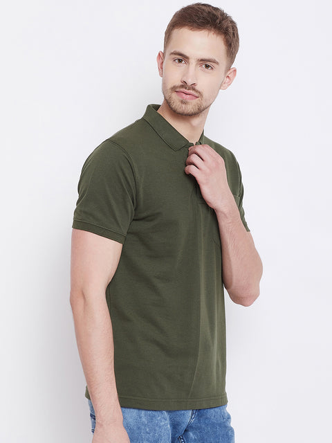 Camey Men's Cotton Matte Polo Collar T-Shirt - Camey Shop