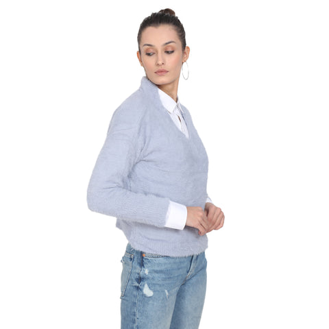 CAMEY Women Woolen v-Neck Sweater - Camey Shop