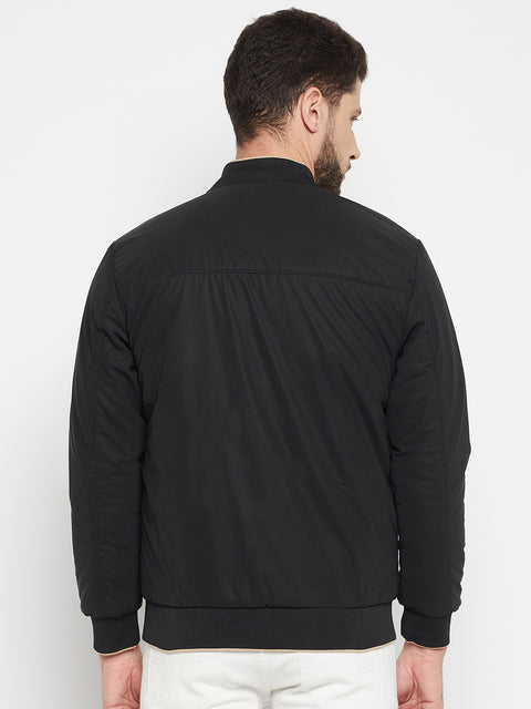 Camey Men's Reversible Regular Fit Bomber Jacket For Winter Wear - Camey Shop