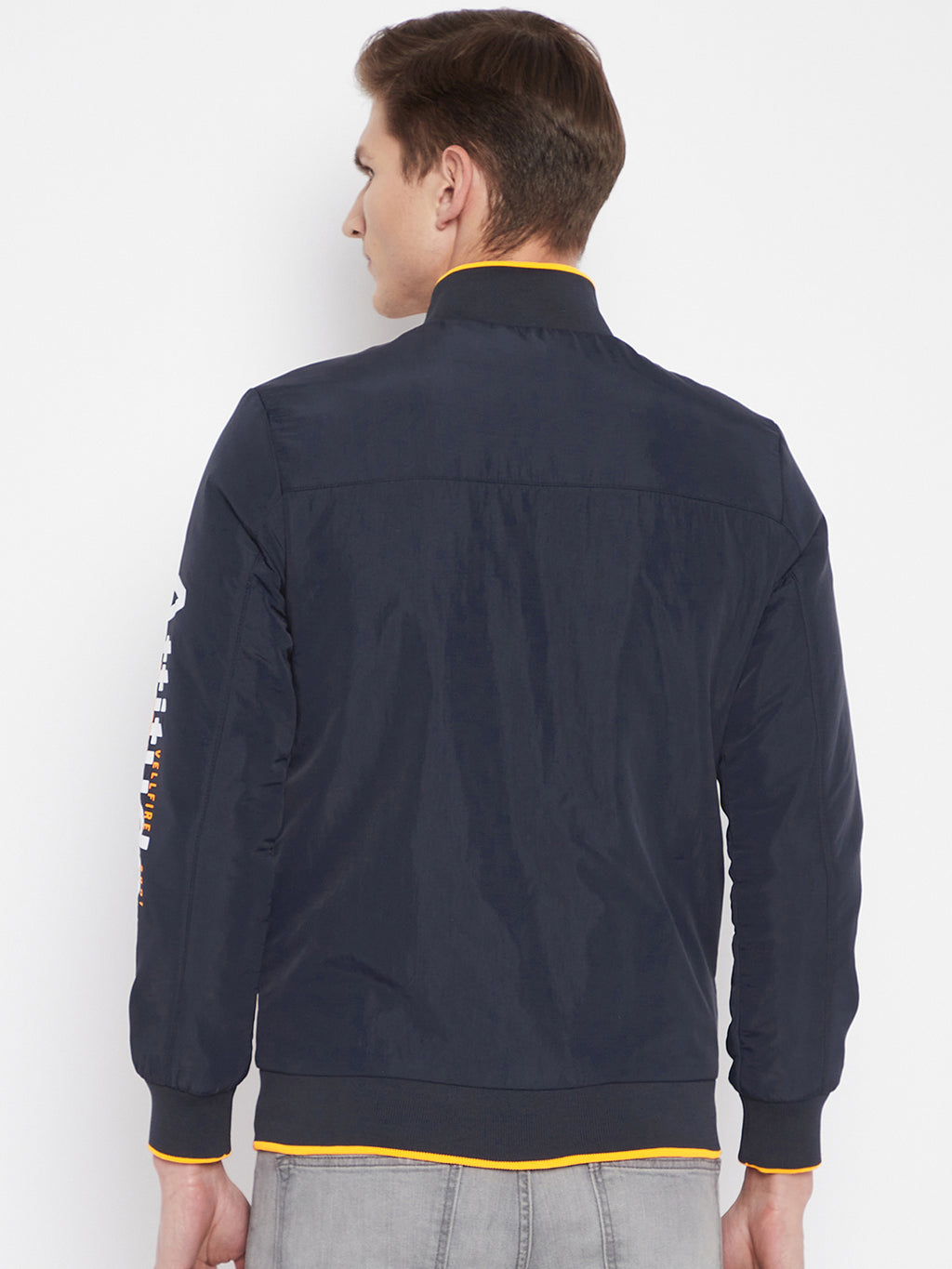 Mens Black Full Sleeve Zipper Jacket - Camey Shop