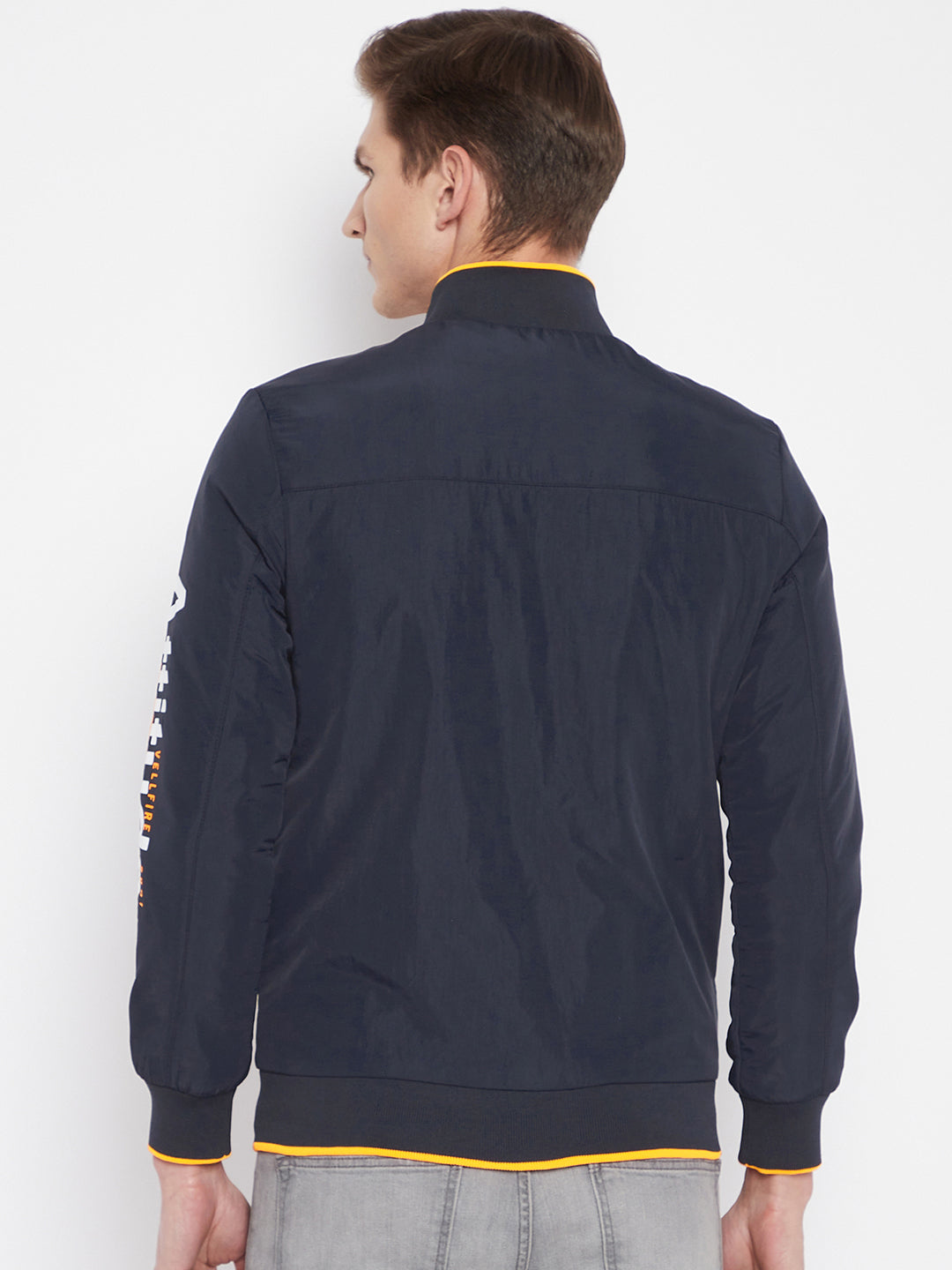 Mens Black Full Sleeve Zipper Jacket - Camey Shop