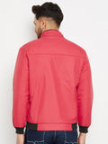 Mens Red Full Sleeve Zipper Jackets - Camey Shop