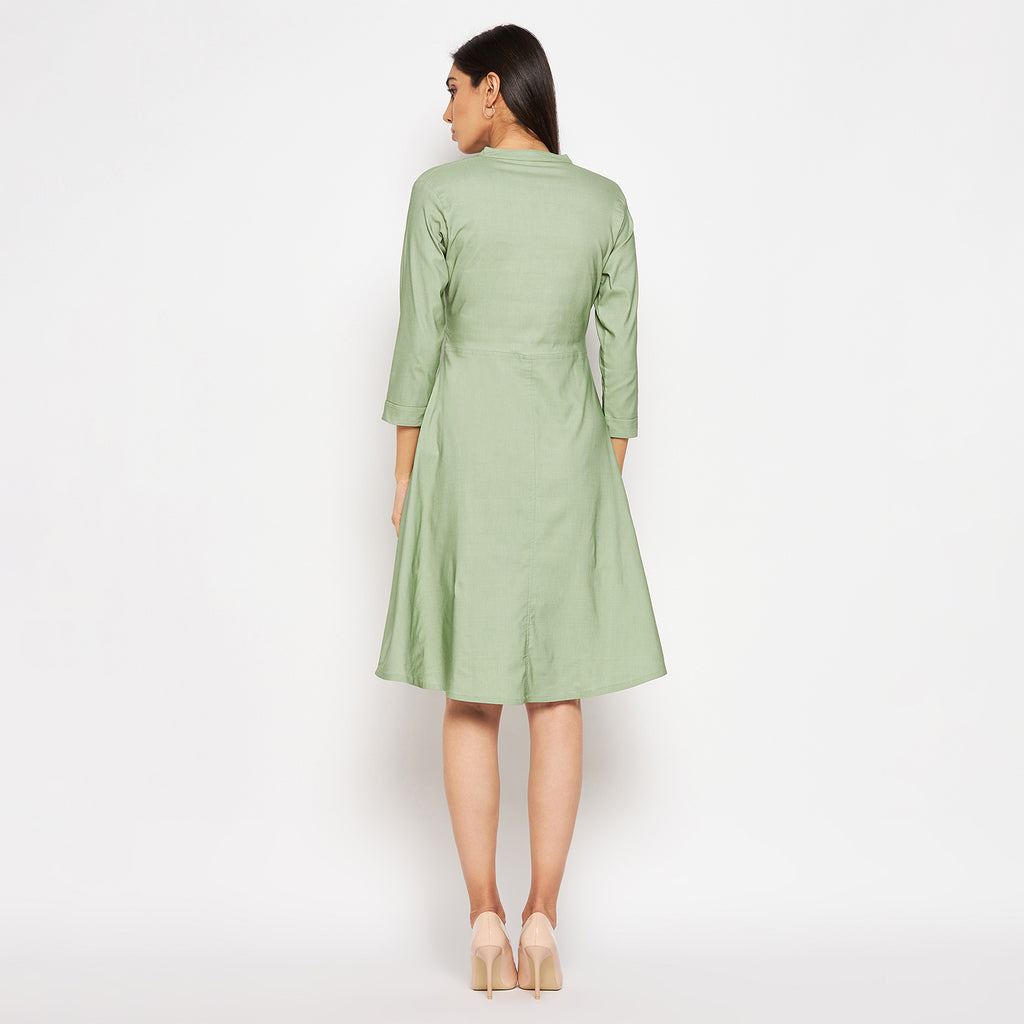 Camey Women Striped Cotton Shirt Mini Dress - Camey Shop