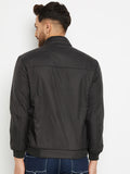 Mens Black Full Sleeve Zipper Jackets - Camey Shop