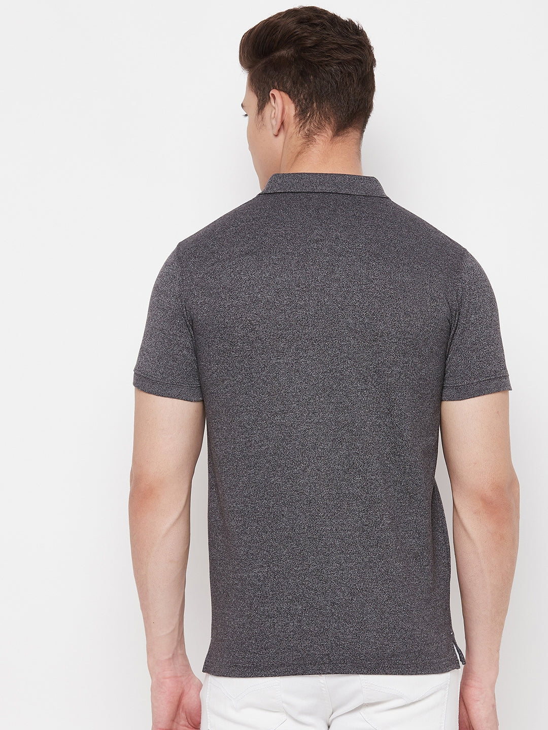 Men's Midnight Half Sleeves Cotton Polo T-Shirt - Camey Shop