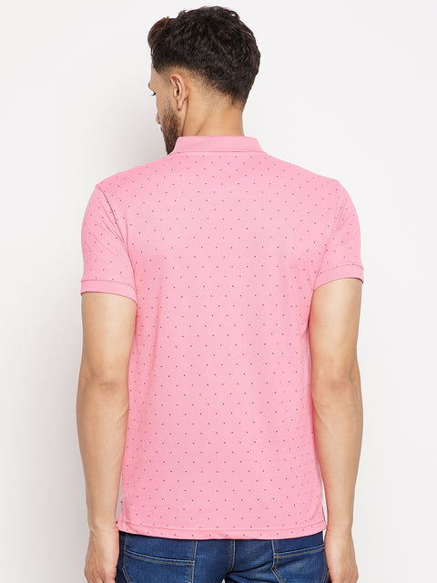 Camey Men's Printed Half Sleeves Cotton Front Button T-Shirt - Camey Shop