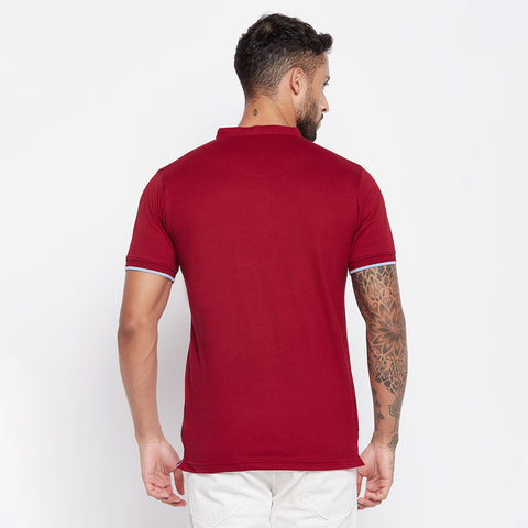 Camey Men's henley Neck T-Shirt - Camey Shop