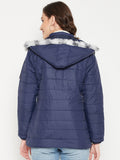 Women's Regular Fit Hodded Bomber Jacket For Winter Wear |Full Sleeve | Zipper | Casual Jacket For Woman & Girl | Western Stylish Jacket For Women - Camey Shop