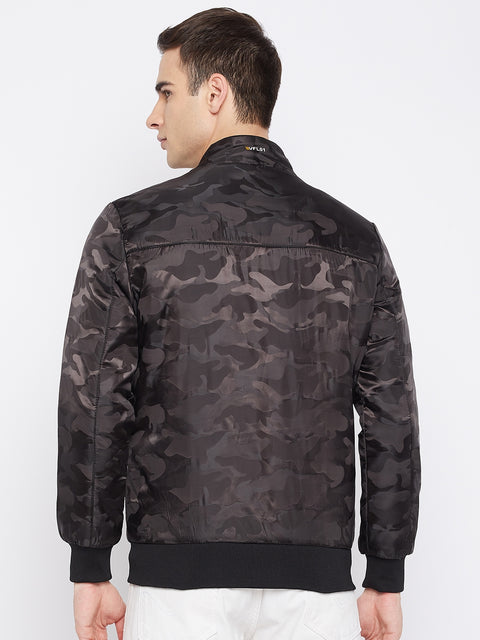 Mens Black Full Sleeve Zipper Jacket - Camey Shop