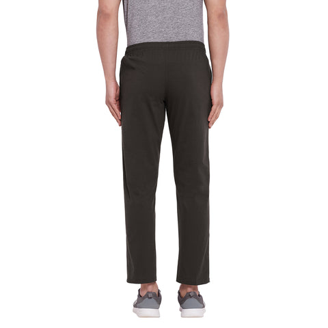 Men Cotton Olive Casual Pajamas with Side Pocket |Sports,Gym, Workout Pant - Camey Shop