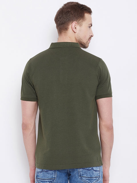 Camey Men's Cotton Matte Polo Collar T-Shirt - Camey Shop