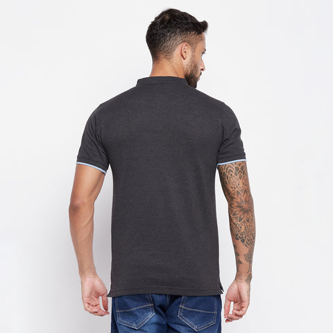 Camey Men's henley Neck T-Shirt - Camey Shop