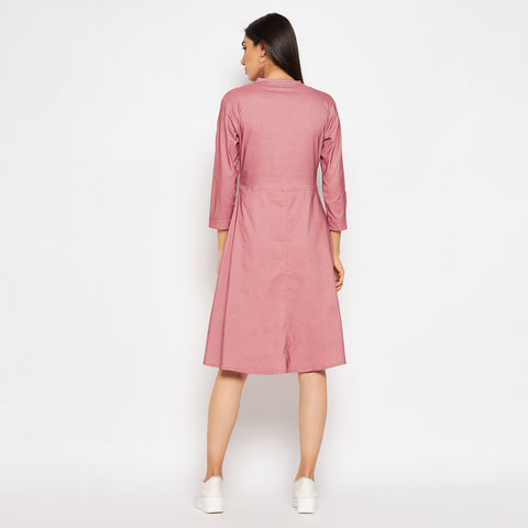 Camey Women Striped Cotton Shirt Mini Dress - Camey Shop