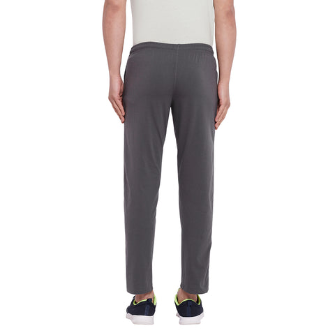 Men Cotton Dark Grey Casual Pajamas with Side Pocket |Sports,Gym, Workout Pant - Camey Shop