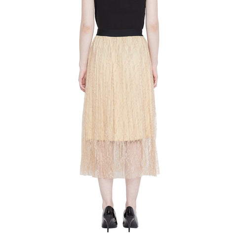 Camey Women Self Design A-line Beige Skirt - Camey Shop