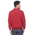 Mens Red Full Sleeve Zipper Jacket - Camey Shop
