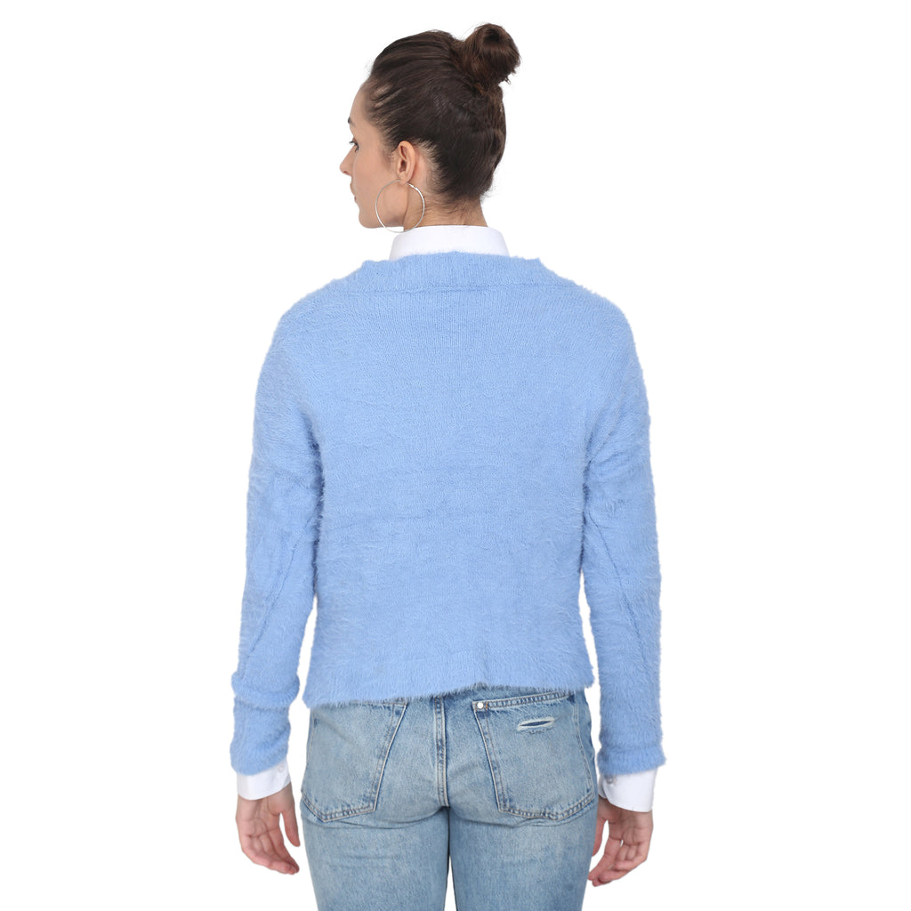 CAMEY Women Woolen v-Neck Sweater - Camey Shop