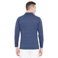 Men's Royal Blue Full Sleeves Cotton Polo T-Shirt - Camey Shop