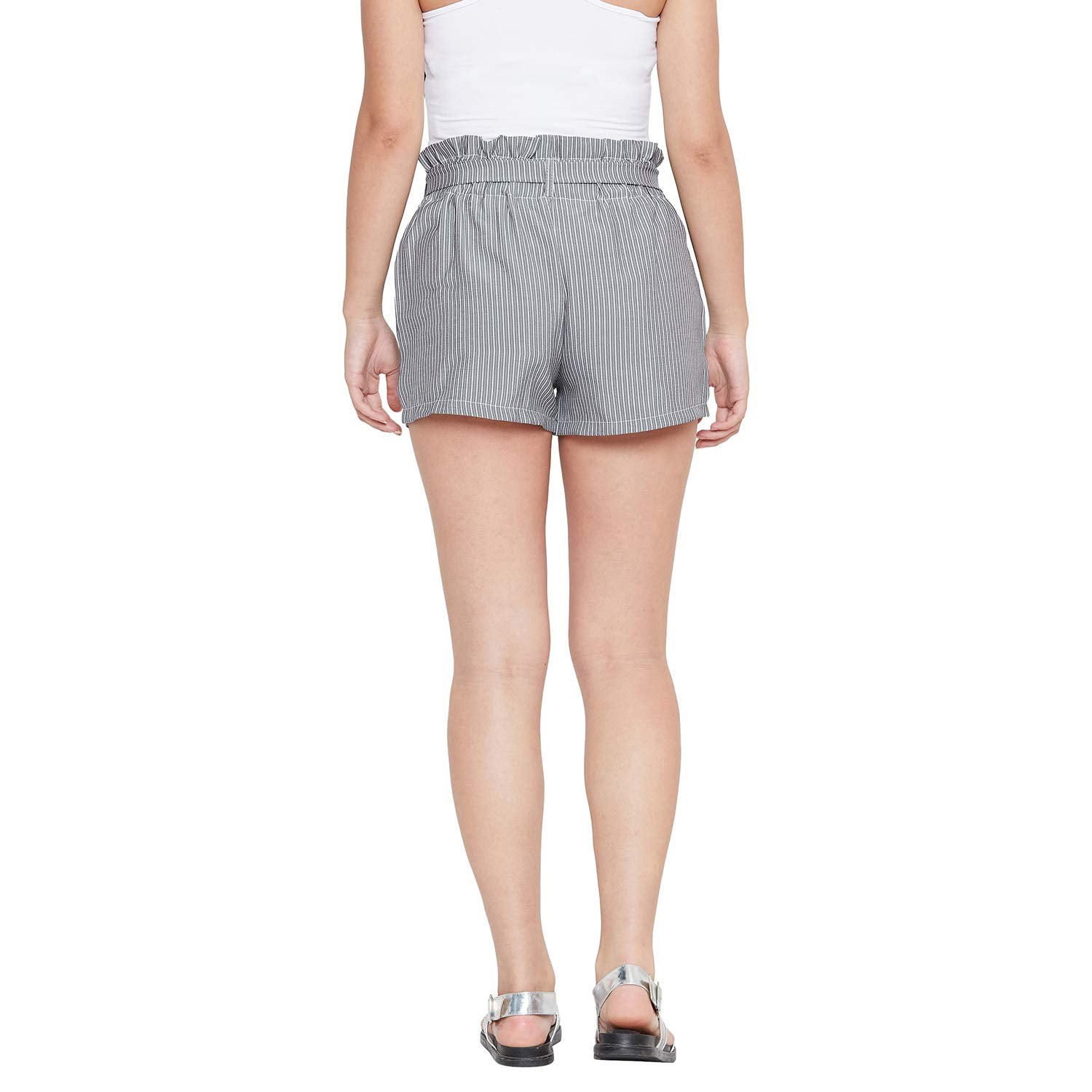CAMEY Women Hot Pants Mid Loose Waist Beach Shorts - Camey Shop