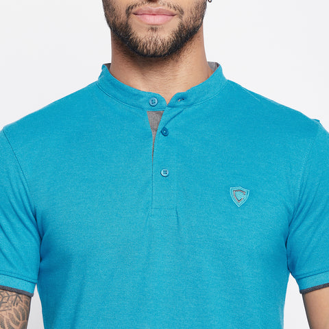 Camey Men's henley Neck T-Shirt - Camey Shop