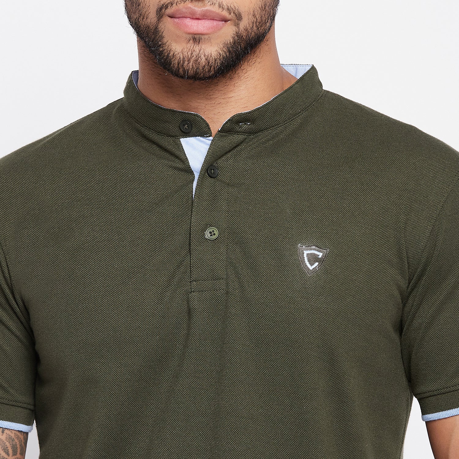 Camey Men's henley Neck T-Shirt - Camey Shop