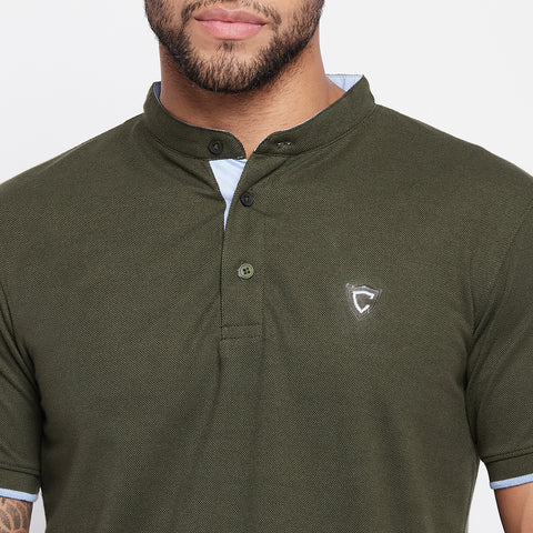 Camey Men's henley Neck T-Shirt - Camey Shop