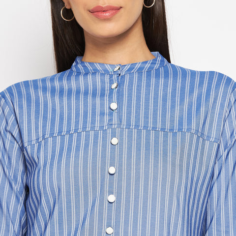 Camey Women Striped Straight Kurta - Camey Shop