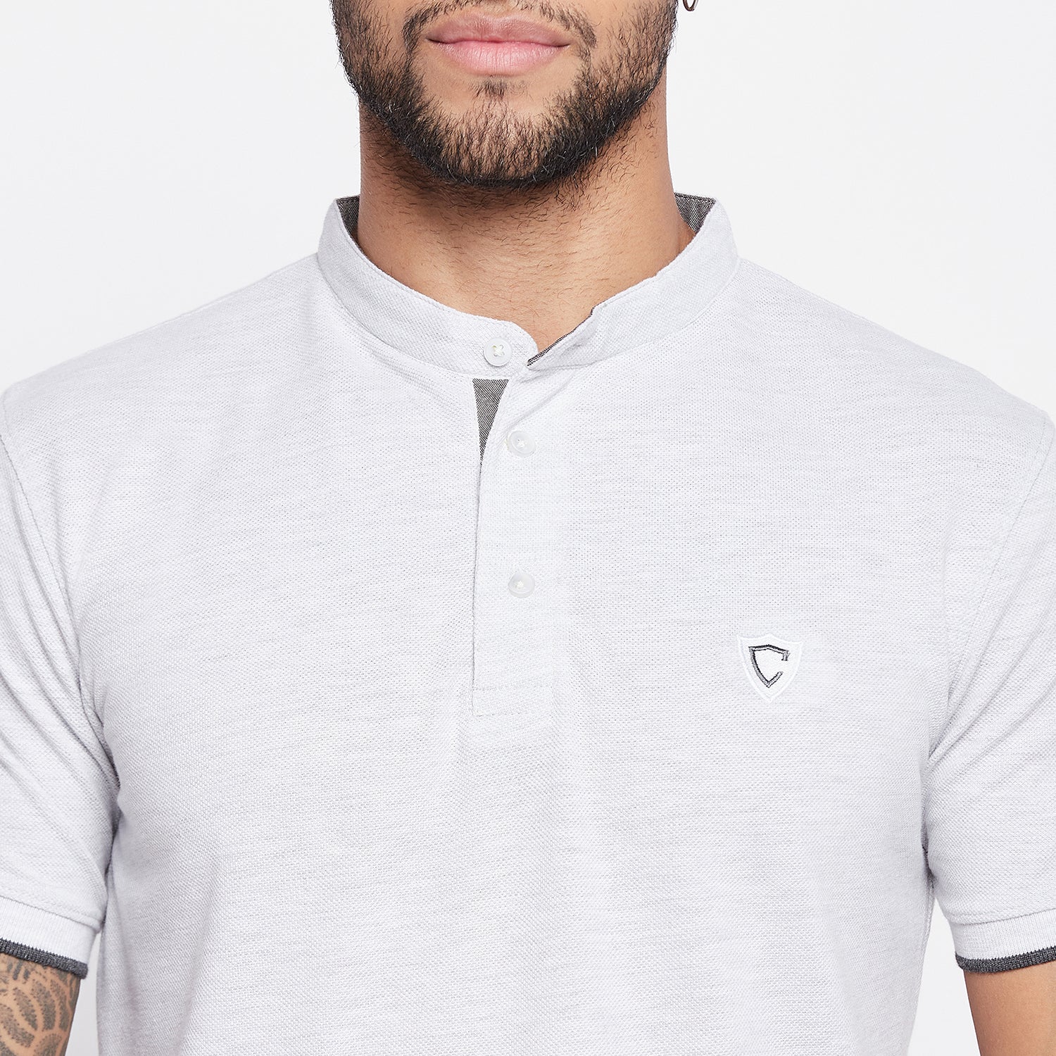 Camey Men's henley Neck T-Shirt - Camey Shop