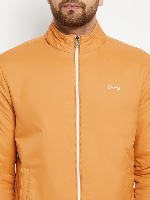 Mens Mustard Full Sleeve Zipper Jackets - Camey Shop