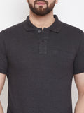 Camey Men's Cotton Matte Polo Collar T-Shirt - Camey Shop