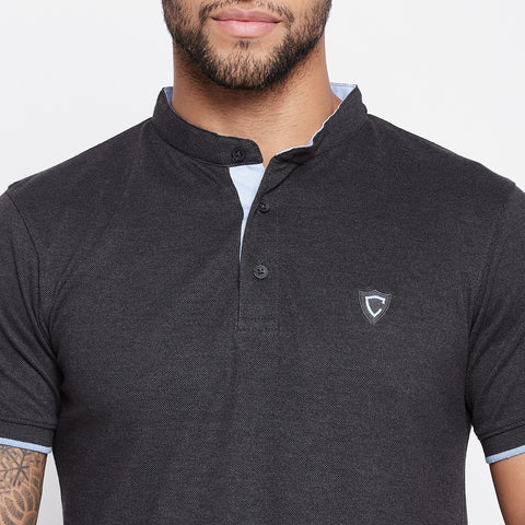 Camey Men's henley Neck T-Shirt - Camey Shop