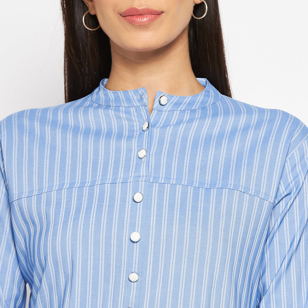 Camey Women Striped Straight Kurta - Camey Shop