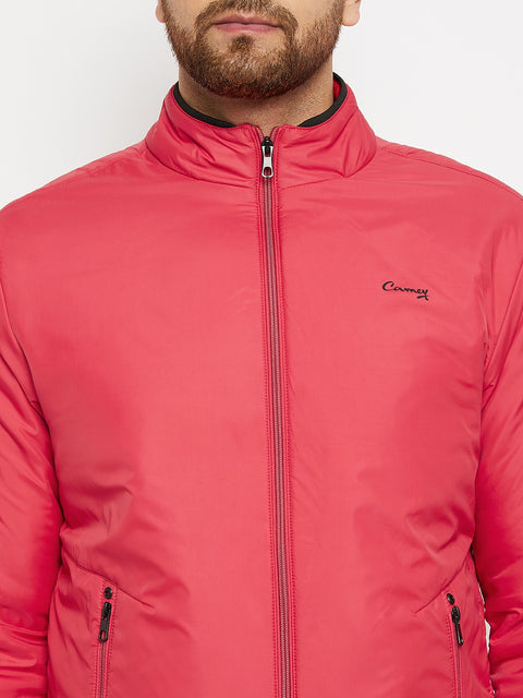 Mens Red Full Sleeve Zipper Jackets - Camey Shop