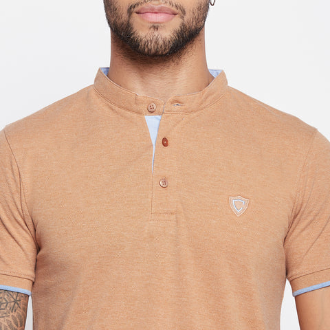 Camey Men's henley Neck T-Shirt - Camey Shop