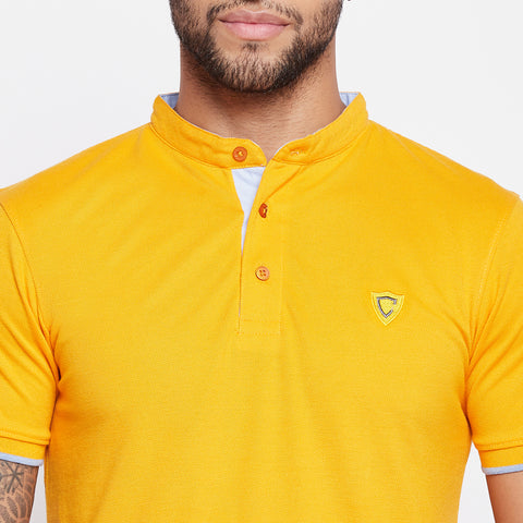 Camey Men's henley Neck T-Shirt - Camey Shop