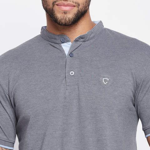 Camey Men's henley Neck T-Shirt - Camey Shop