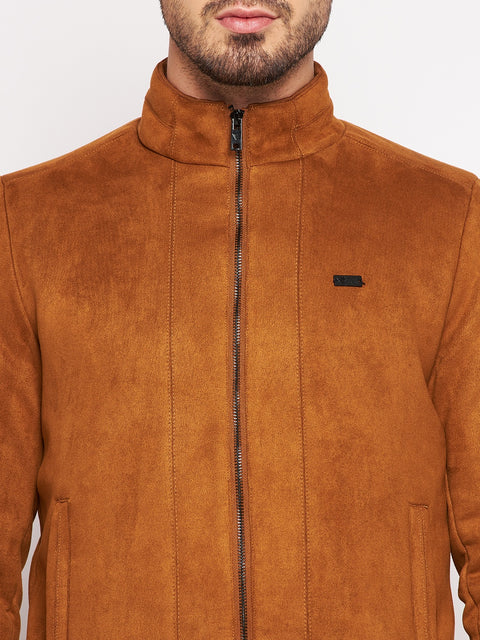 Men's Regular Fit Bomber Jacket For Winter Wear - Camey Shop