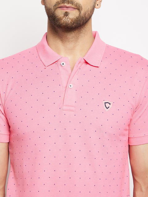 Camey Men's Printed Half Sleeves Cotton Front Button T-Shirt - Camey Shop