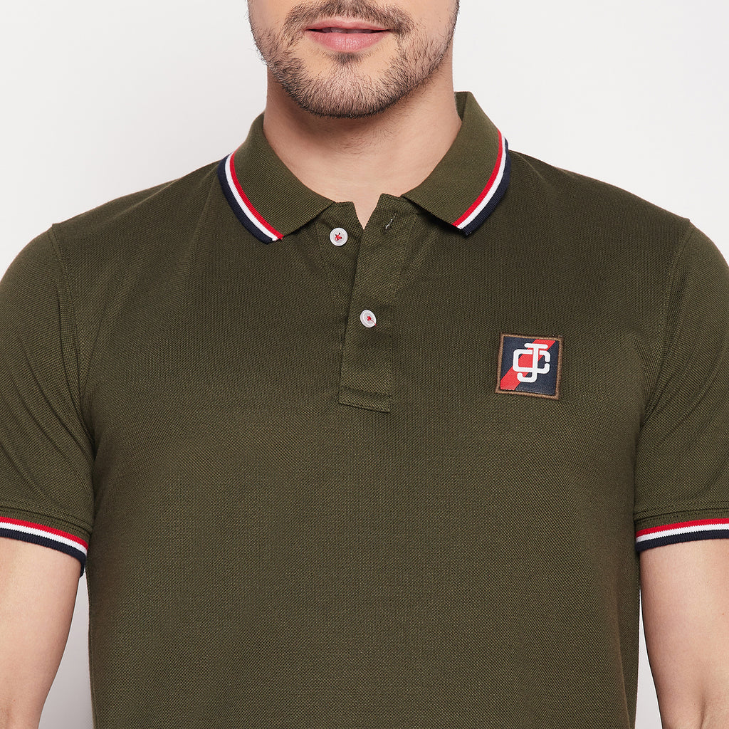 Camey Men's Solid Polo T-Shirt - Camey Shop