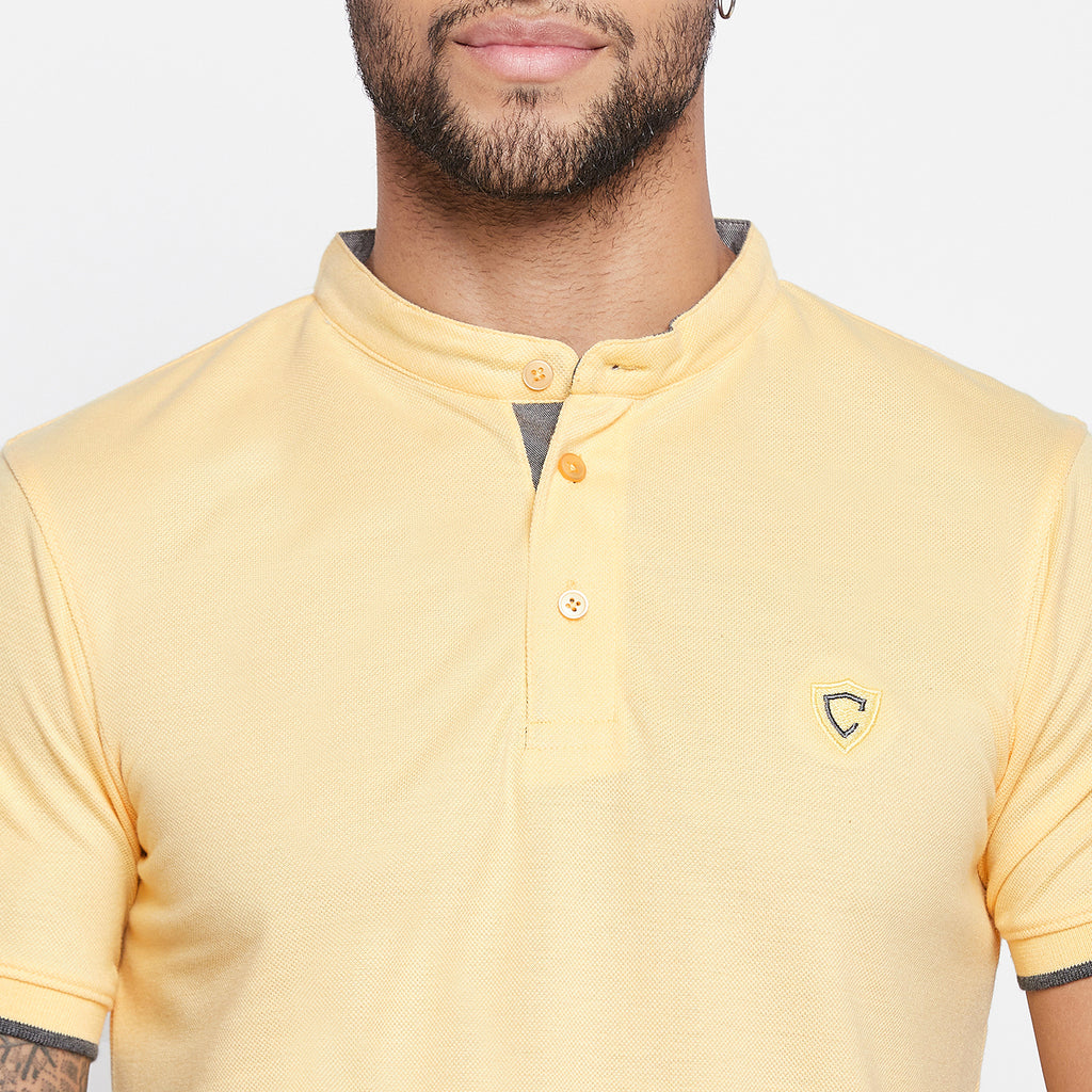 Camey Men's henley Neck T-Shirt - Camey Shop