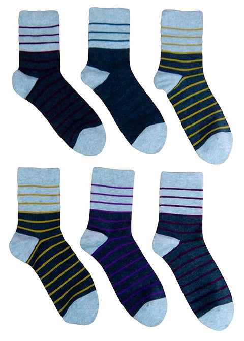 Camey Men's Soft Cotton Socks (Set of 6) - Camey Shop