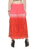 Camey Cotton Long Skirt in Solid - Camey Shop