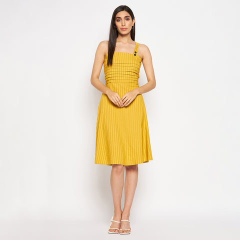 Camey Women Striped Cotton Dress - Camey Shop
