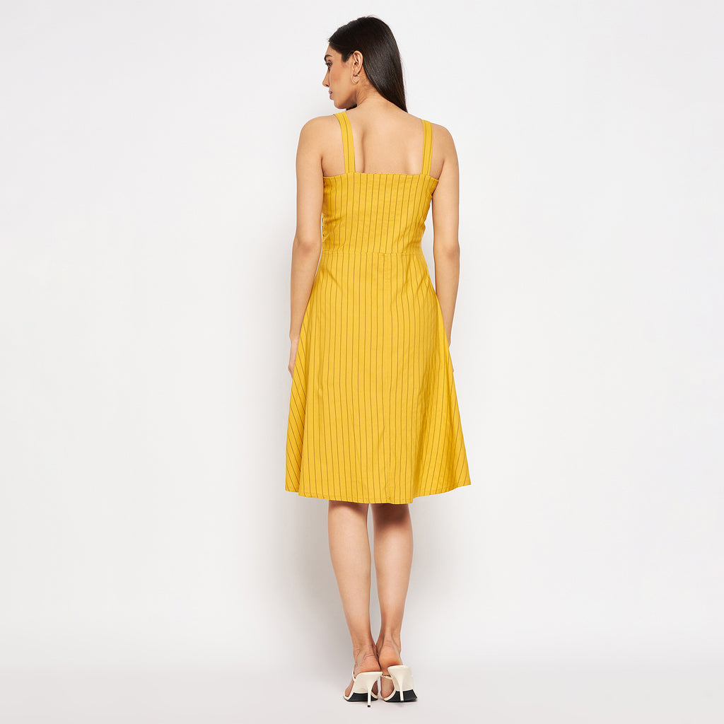Camey Women Striped Cotton Dress - Camey Shop