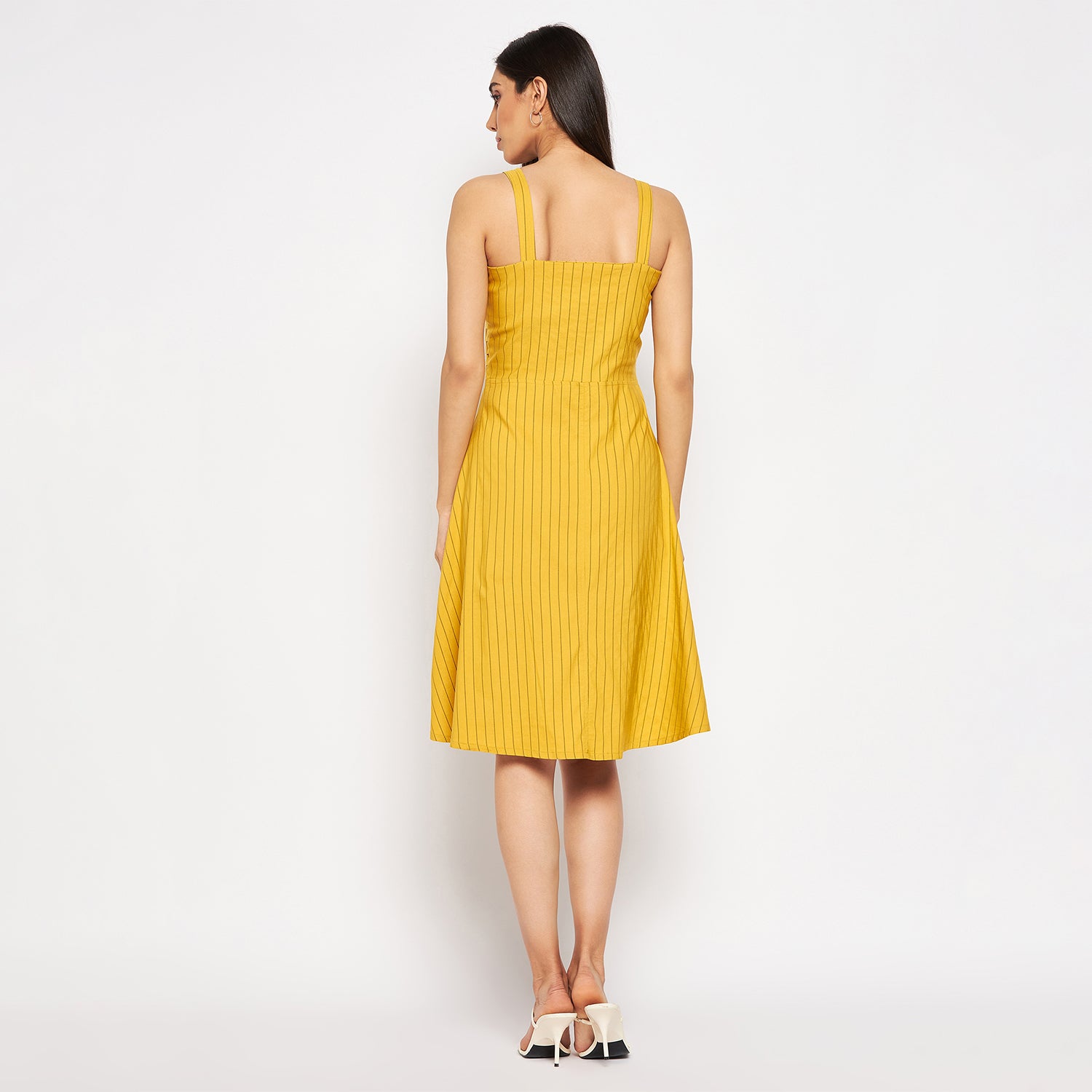 Camey Women Striped Cotton Dress - Camey Shop