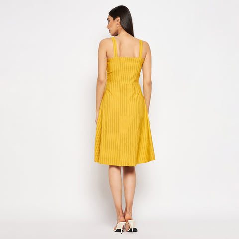 Camey Women Striped Cotton Dress - Camey Shop