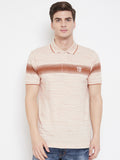 Camey Men's Collar Polo Printed Cotton T-Shirt - Camey Shop