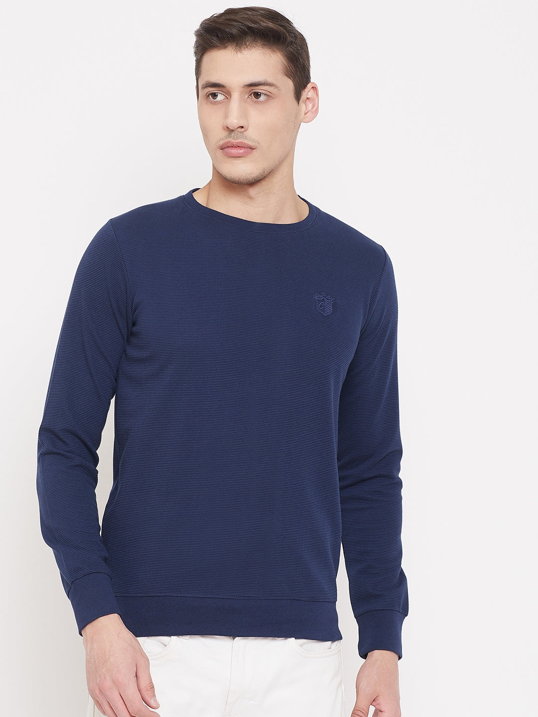 Camey Full Sleeve Solid Men Sweatshirt - Camey Shop