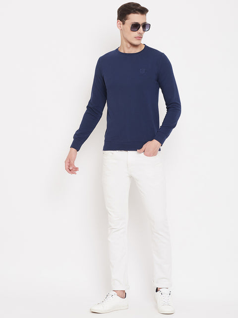 Camey Full Sleeve Solid Men Sweatshirt - Camey Shop