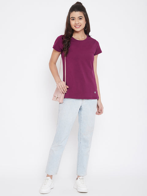 Camey Women Round Neck T-Shirt - Camey Shop